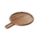 Tablecraft 11574 12" Round Serving Paddle - Acacia Wood thumbnail 2