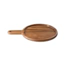 Tablecraft 11574 12" Round Serving Paddle - Acacia Wood thumbnail 3