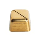 Tablecraft 11576 2" Tabletop Menu Card Holder - Stainless Steel, Gold thumbnail 2