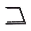 Tablecraft 11622 2 Tier Grab & Go Frame for Half Size Gastronorm Crates - 15 1/4" x 15 1/4", Steel, Black thumbnail 3