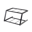 Tablecraft 11623 2 Tier Grab & Go Frame for Full Size Gastronorm Crates - 23 1/2" x 17 3/4", Steel, Black thumbnail 2
