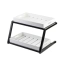 Tablecraft 11623 2 Tier Grab & Go Frame for Full Size Gastronorm Crates - 23 1/2" x 17 3/4", Steel, Black thumbnail 3