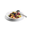 Tablecraft 11627 11 3/4" Slotted Stainless Serving Spoon w/ Hollow Handle thumbnail 5