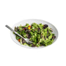 Tablecraft 11628 11 3/4" Notched Stainless Serving Spoon w/ Hollow Handle thumbnail 4