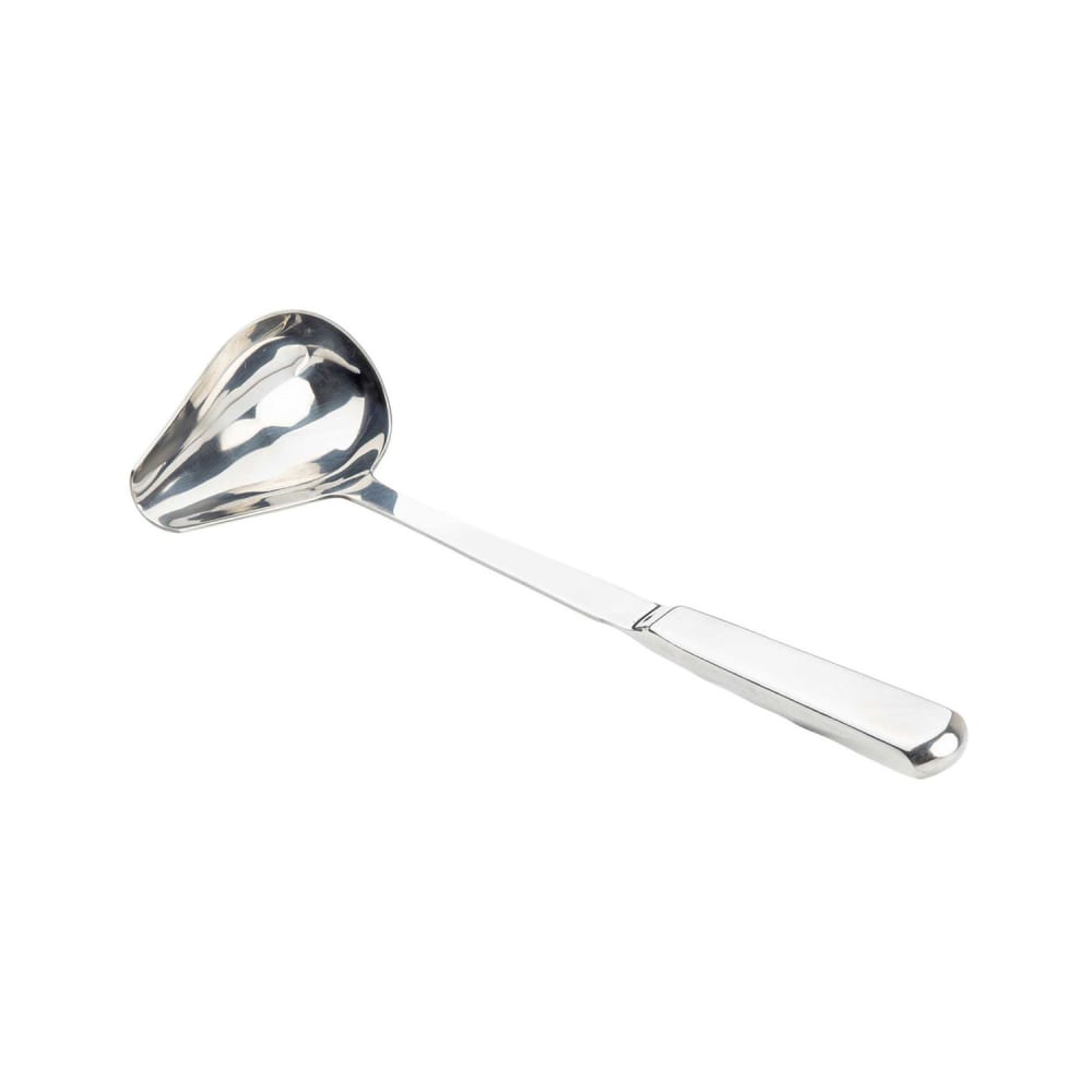 Tablecraft 11631 1 oz Ladle w/ Spout - Stainless Steel