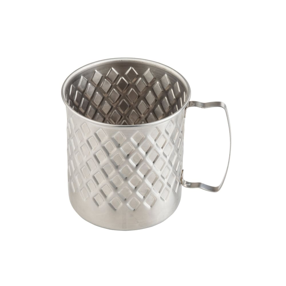 Tablecraft 11658 23 oz Round Serving Mug - 4 3/4" x 3 7/8", Stainless