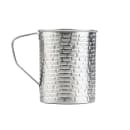 Tablecraft 11659 16 oz Round Serving Mug - 4 3/4" x 3 1/2", Stainless thumbnail 2