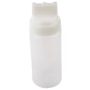 Tablecraft 11663C3 16 oz SelectTop Squeeze Dispenser, Natural, Three Tip Top thumbnail 3