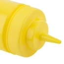 Tablecraft 11663M Wide Mouth Squeeze Dispenser, 16 oz., Soft Polyethylene, Mustard thumbnail 4