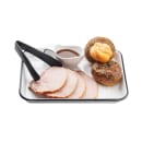 Tablecraft 11669 Quarter Size Rectangular Sheet Pan - Melamine, White thumbnail 4