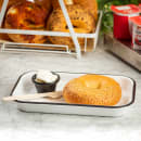 Tablecraft 11669 Quarter Size Rectangular Sheet Pan - Melamine, White thumbnail 5