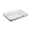 Tablecraft 11671 Eighth Size Rectangular Sheet Pan - Melamine, White thumbnail 4