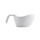 Tablecraft 11677 3 oz Sauce Boat - Melamine, White thumbnail 2