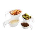 Tablecraft 11677 3 oz Sauce Boat - Melamine, White thumbnail 6