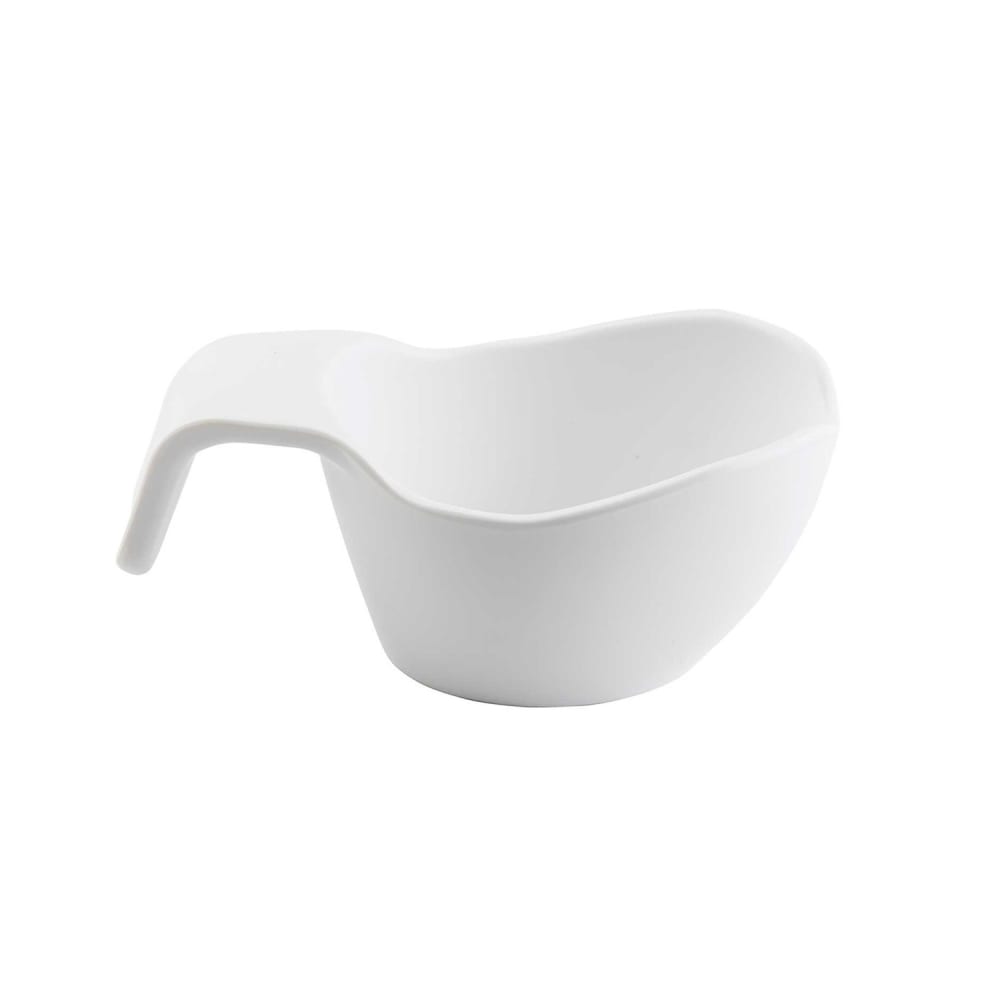 Tablecraft 11679 8 oz Sauce Boat - Melamine, White