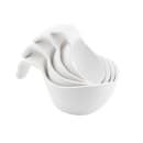Tablecraft 11679 8 oz Sauce Boat - Melamine, White thumbnail 5