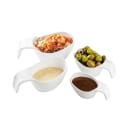 Tablecraft 11679 8 oz Sauce Boat - Melamine, White thumbnail 7