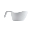 Tablecraft 11680 12 oz Sauce Boat - Melamine, White thumbnail 2