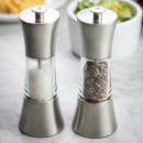 Tablecraft 11689 7"H Salt & Pepper Mill Set - Stainless Steel thumbnail 6