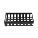 Tablecraft 11696 Rectangular Basket - 20 3/4" x 12 3/4", Steel, Black thumbnail 3