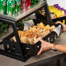 Tablecraft 11696 Rectangular Basket - 20 3/4" x 12 3/4", Steel, Black thumbnail 9