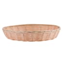 Tablecraft 1169W Handwoven Basket, 10 x 1 1/2" Round, Natural thumbnail 2