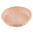 Tablecraft 1169W Handwoven Basket, 10 x 1 1/2" Round, Natural thumbnail 3