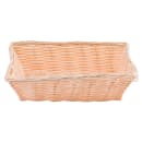 Tablecraft 1172W Handwoven Basket, 9" x 6" x 2 1/2", Rectangular, Natural thumbnail 3