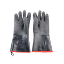 Tablecraft 11735 13 3/4" High Heat Gloves - Black thumbnail 3