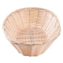 Tablecraft 1174W Woven Basket, 9 x 6 x 2 1/4", Oval, Polypropylene Cord, Natural thumbnail 5
