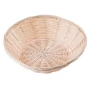 Tablecraft 1175W Woven Basket, 8 1/2 x 2 1/4", Round, Polypropylene Cord, Natural thumbnail 2