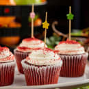 Tablecraft 11760 4 1/2" Bamboo Stars Pick, Yellow thumbnail 7