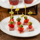 Tablecraft 11762 4 1/2" Bamboo Cheese Pick, Yellow thumbnail 5