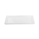 Tablecraft 11774 Rectangular Ridge Collection™ Platter - 21" x 13", Melamine, White thumbnail 2