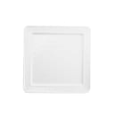 Tablecraft 11775 14" Square Ridge Collection™ Platter - Melamine, White thumbnail 2