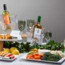 Tablecraft 11775 14" Square Ridge Collection™ Platter - Melamine, White thumbnail 6