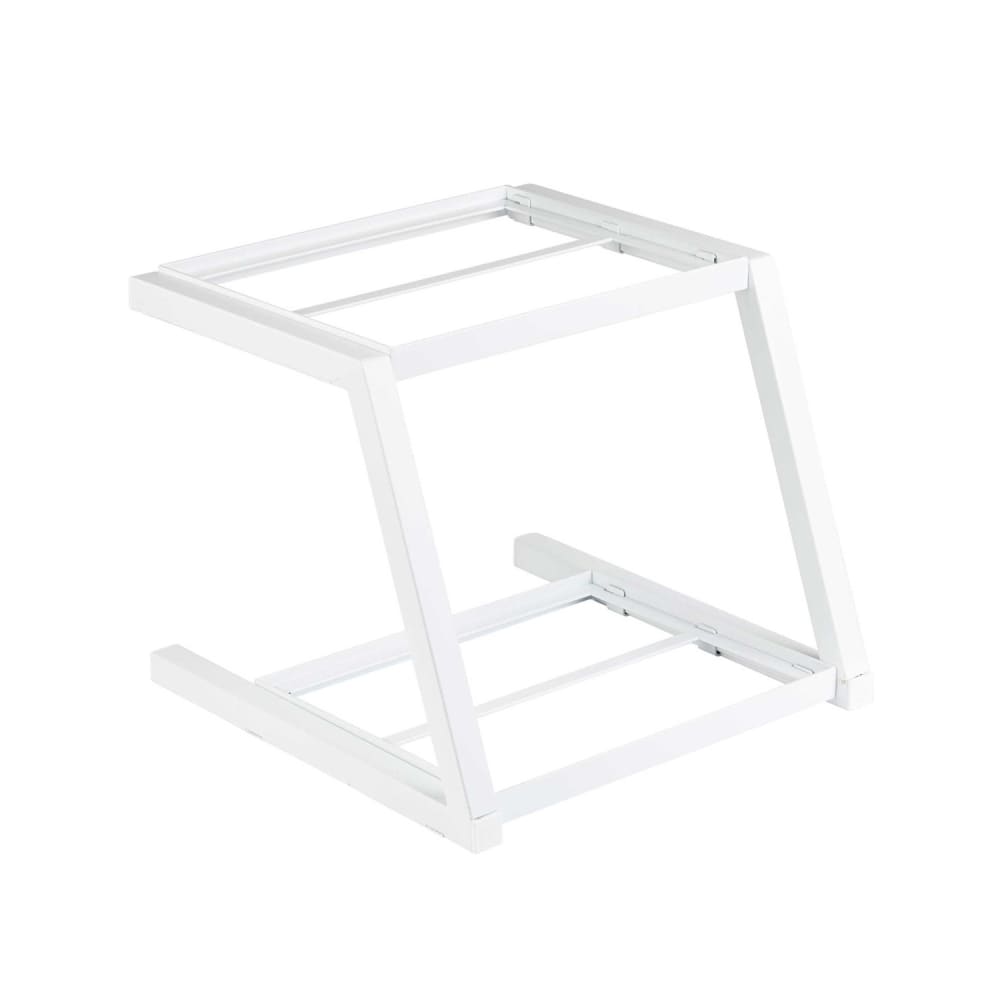 Tablecraft 11795 2 Tier Grab & Go Frame for Half Size Gastronorm Crates - 15 1/4" x 15 1/4", Steel, White