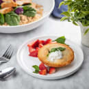 Tablecraft 11803 7 1/2" Round Terra Collection™ Plate - Melamine, White thumbnail 5