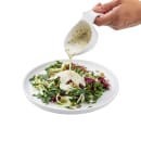 Tablecraft 11804 9" Round Terra Collection™ Plate - Melamine, White thumbnail 4