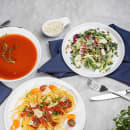 Tablecraft 11804 9" Round Terra Collection™ Plate - Melamine, White thumbnail 6