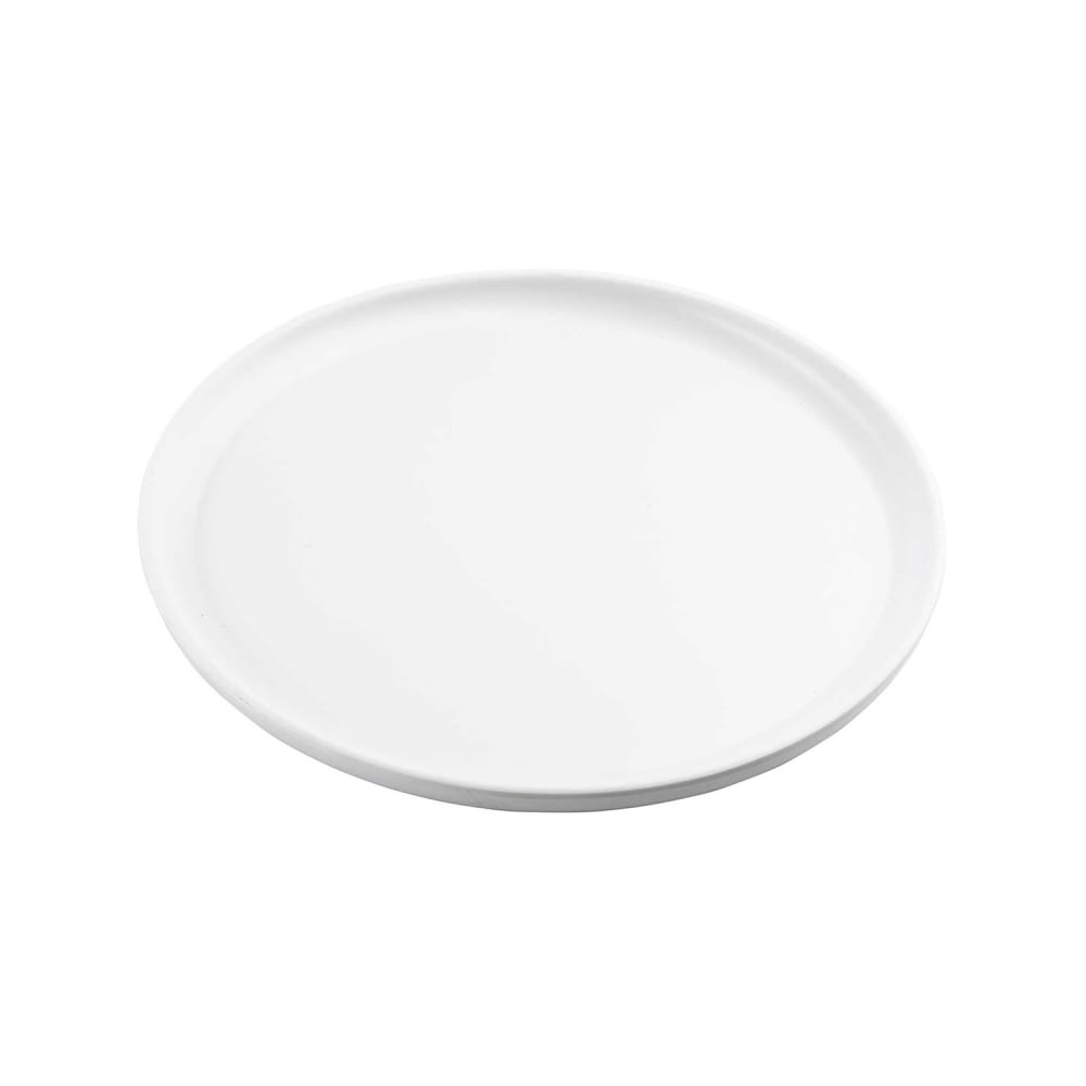 Tablecraft 11805 11" Round Terra Collection™ Plate - Melamine, White