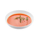 Tablecraft 11806 24 oz Round Melamine Serving Bowl, White thumbnail 5