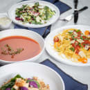 Tablecraft 11806 24 oz Round Melamine Serving Bowl, White thumbnail 7