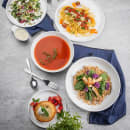 Tablecraft 11807 48 oz Round Melamine Serving Bowl, White thumbnail 6