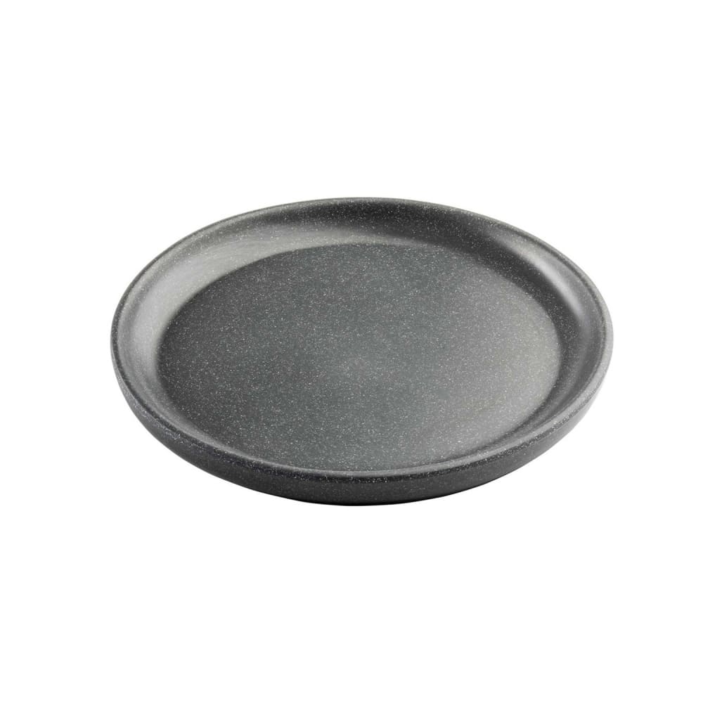 Tablecraft 11808 7 1/2" Round Terra Collection™ Plate - Melamine, Gray
