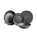 Tablecraft 11808 7 1/2" Round Terra Collection™ Plate - Melamine, Gray thumbnail 3