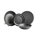 Tablecraft 11812 48 oz Round Melamine Serving Bowl, Gray thumbnail 3