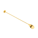 Tablecraft 11816 11" Bar Spoon w/ Muddler End, Gold thumbnail 3