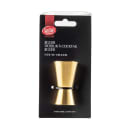 Tablecraft 11817 Double Jigger - 1/2 oz & 1 oz, Stainless Steel, Gold thumbnail 4