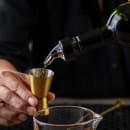 Tablecraft 11817 Double Jigger - 1/2 oz & 1 oz, Stainless Steel, Gold thumbnail 5